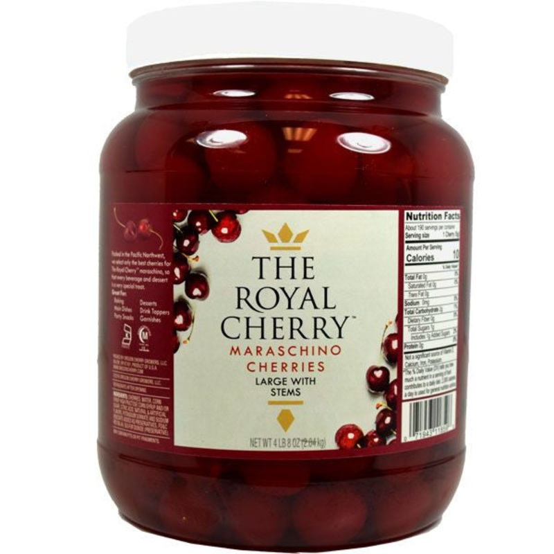 Whole Maraschino Cherries with Stem – 64oz