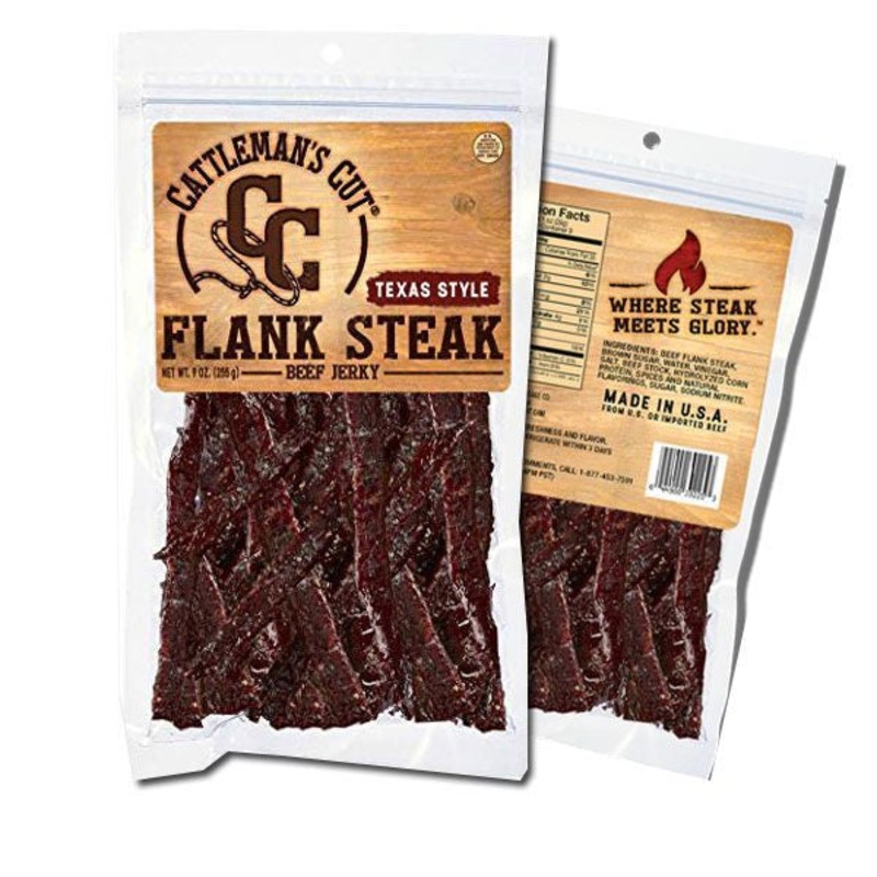 Cattleman’s Cut Texas Flank Steak Jerky 9oz