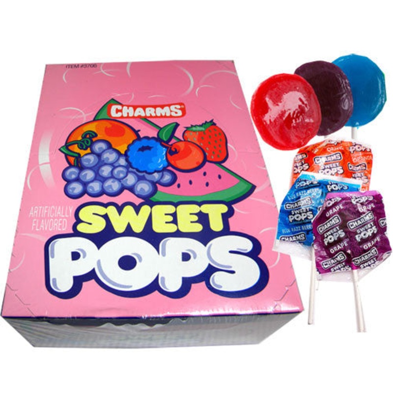 Charms Sweet Lollipops 48 Count
