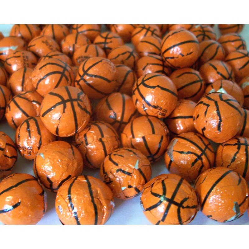 Chocolate Basketballs 2lbs Made In The USA