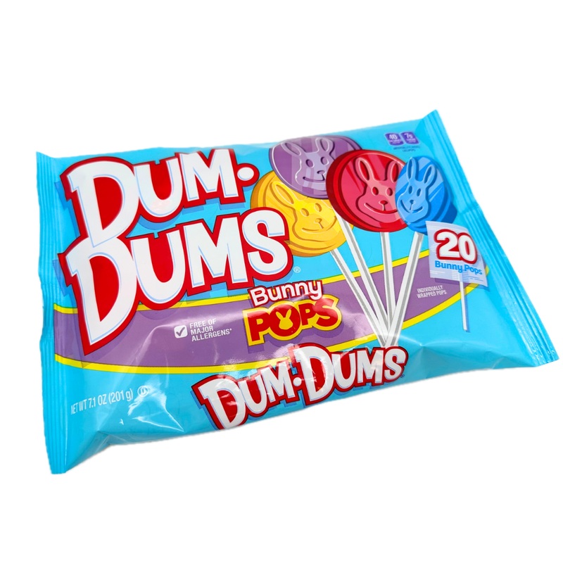 Dum Dums Bunny Pops – 7.1oz / 20ct