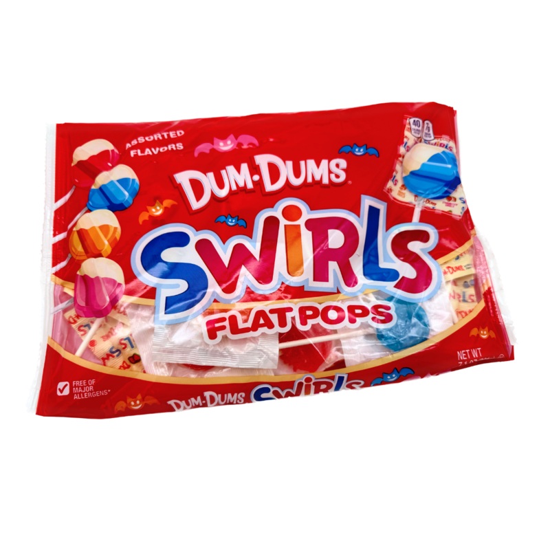 Dum Dums Swirls Flat Pops – 7.1oz