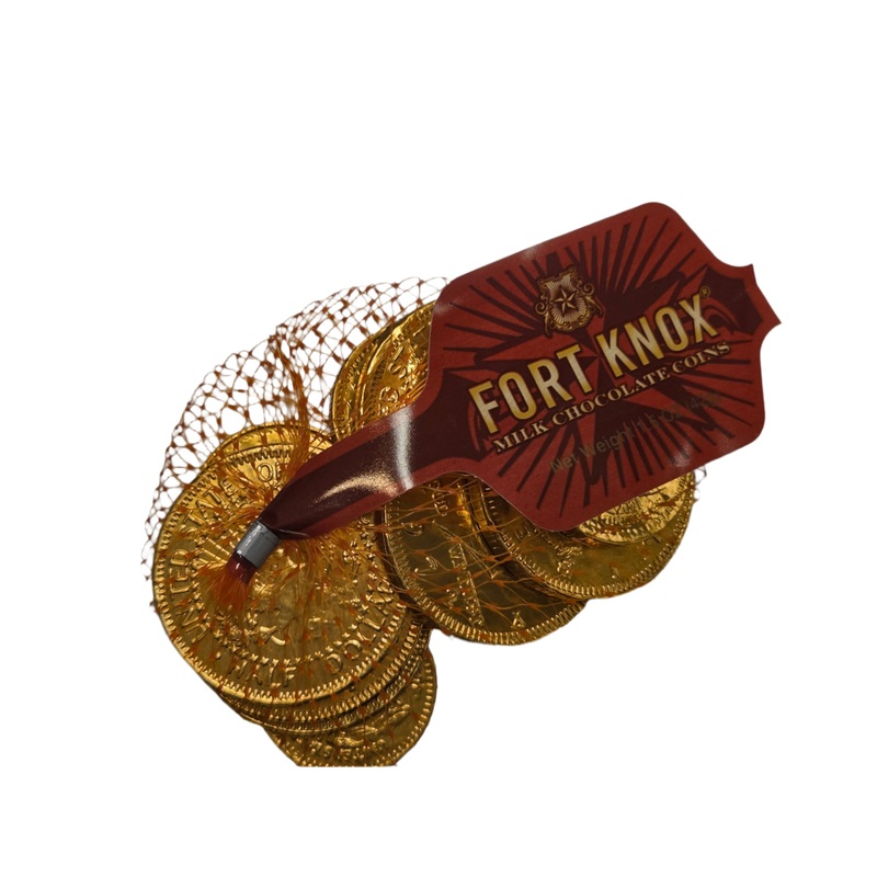 Fort Knox Gold Coins Mesh Bag