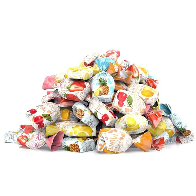 Fruit-Filled Wrapped Hard Candies Assorted