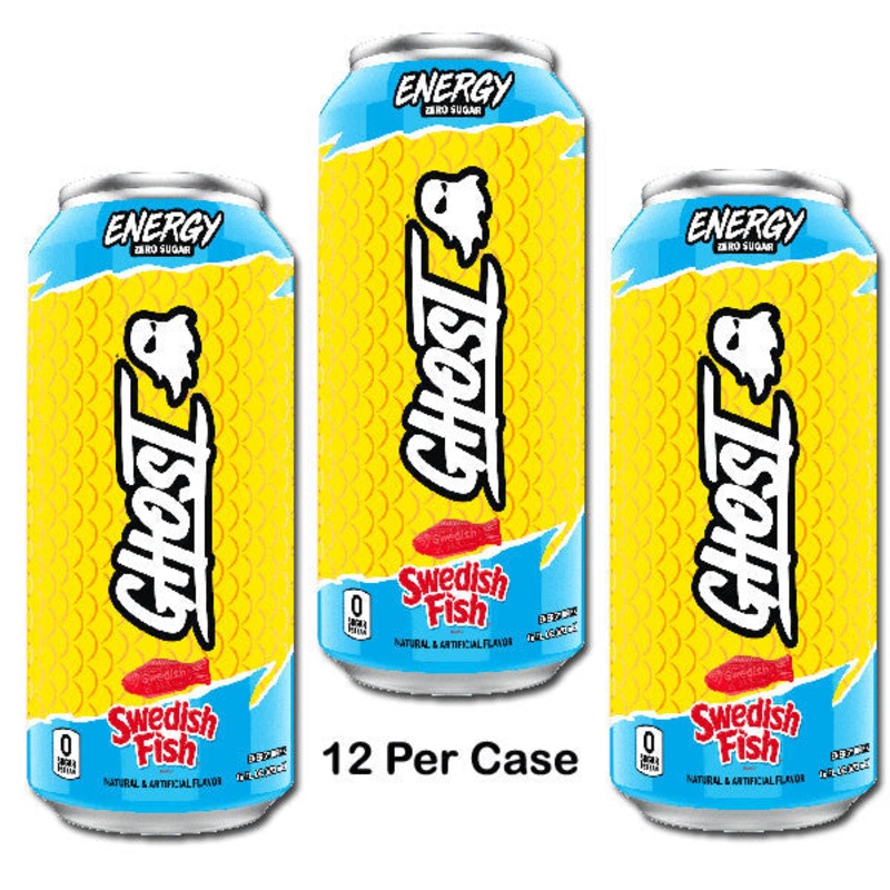 Ghost Energy Drink Swedish Fish – 16oz / 12ct