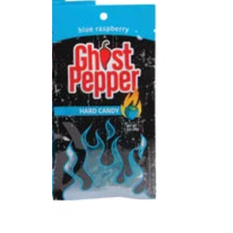Ghost Pepper Blue Raspberry Hot Candies Peg Bag