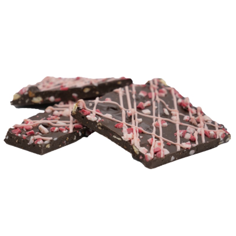 Gourmet Dark Chocolate Peppermint Pretzel Bark