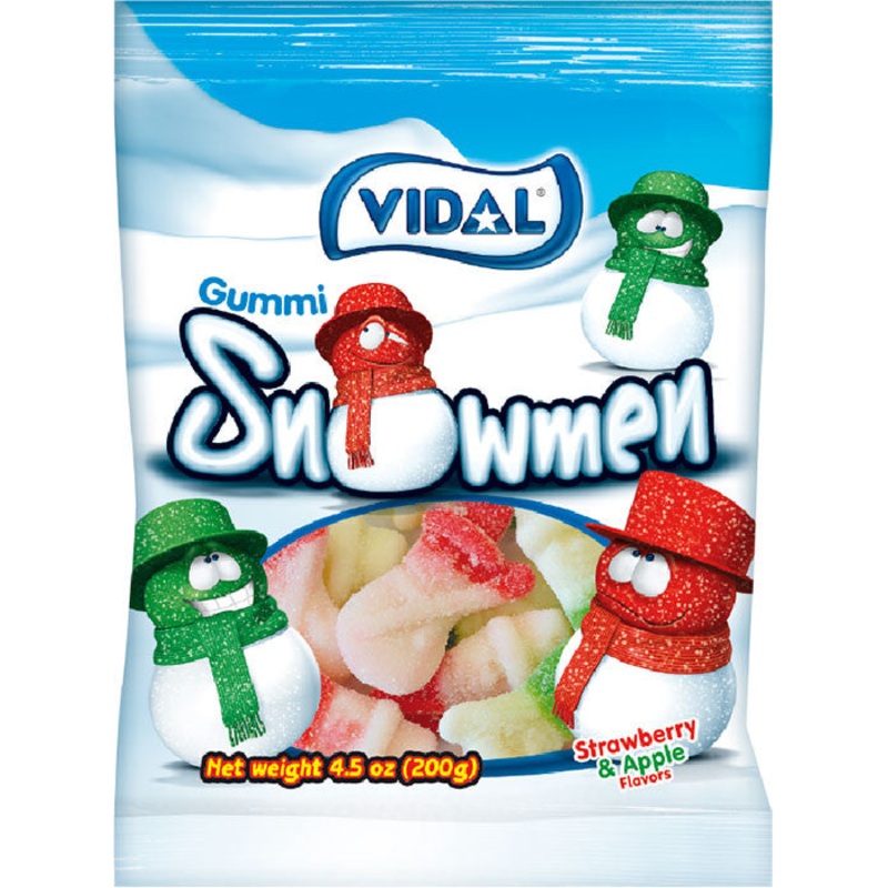 Gummi Sugared Snowmen – 4.5oz