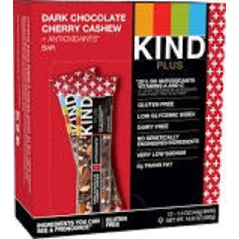 Kind Bar – Dark Chocolate Cherry Cashew – 12/box