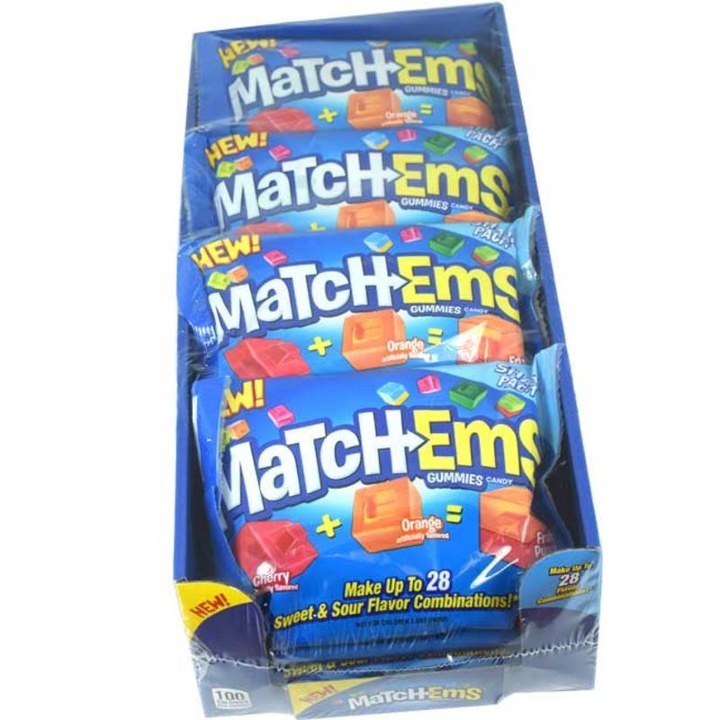 MatchEm Gummy Candies 16 Count