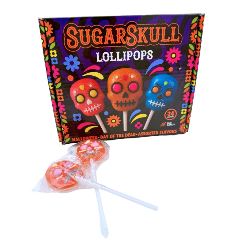 Mini SugarSkull Lollipops – 24ct
