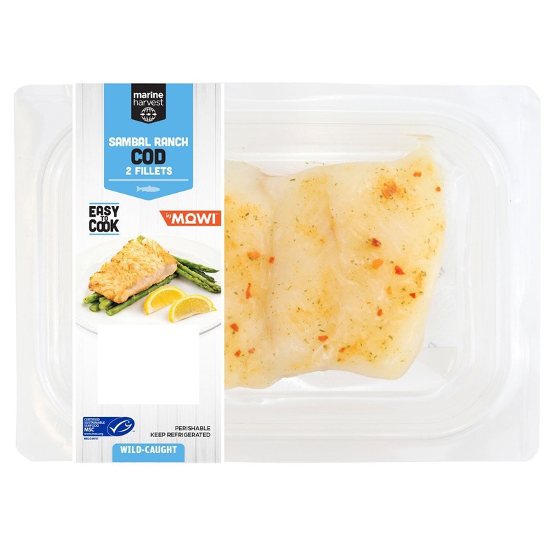 MOWI Wild Caught Cod with Sambal Ranch, priced per pound