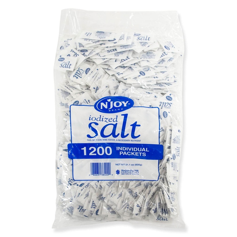 N’Joy Iodized Salt .5 g., 1,200 ct.