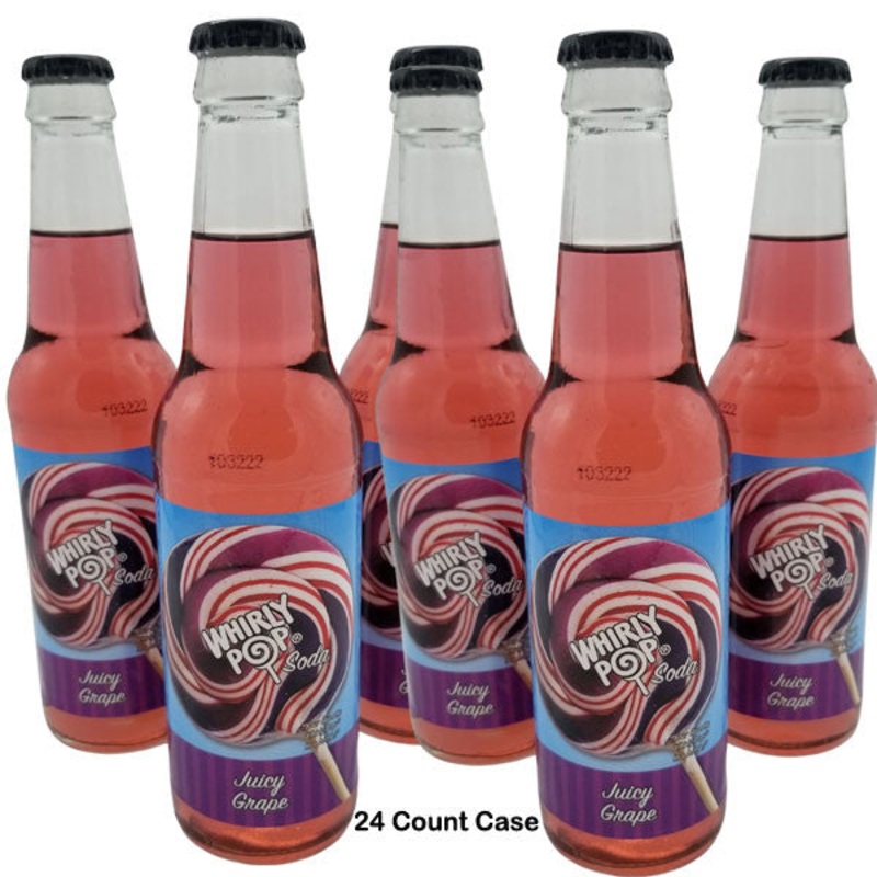 Whirly Pop Soda – Grape – 12oz 24 Count