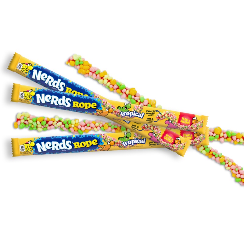 Wonka Tropical Nerds Rope 24ct