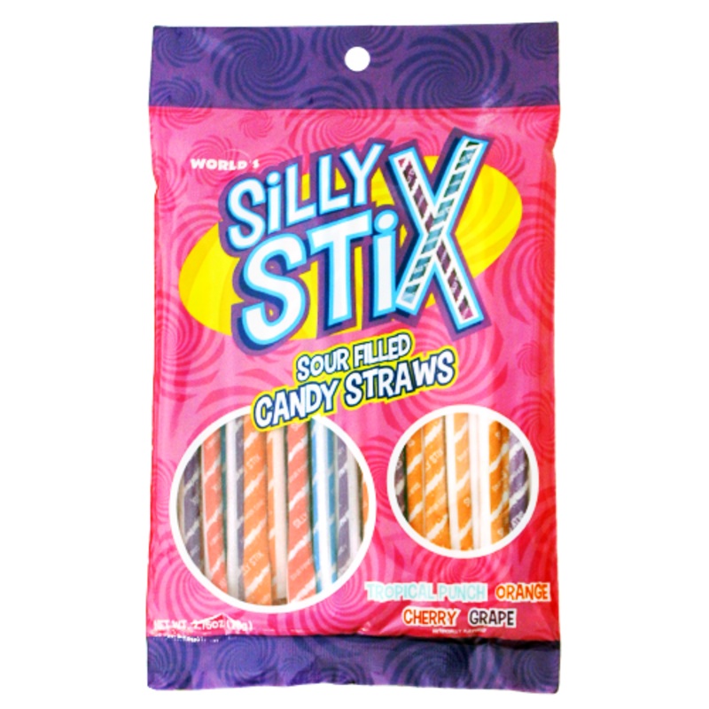World’s Silly Stix Straws 2.75 oz. Bag