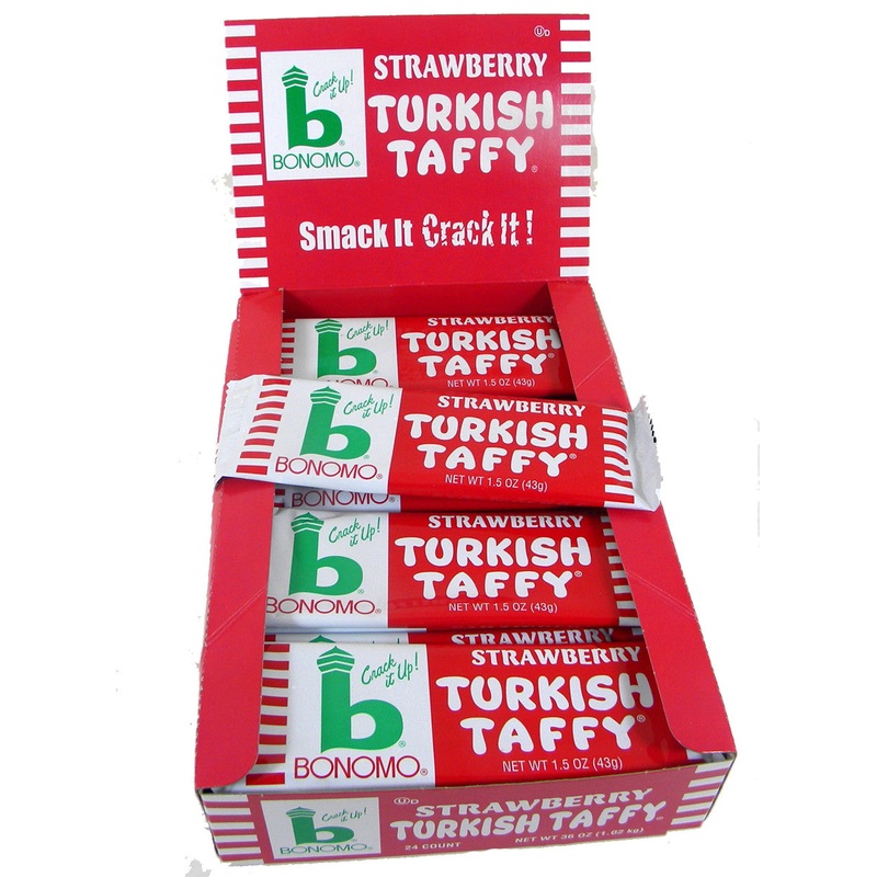 Bonomo Turkish Taffy Strawberry 24ct