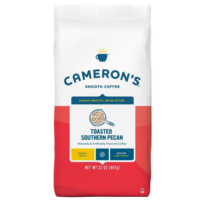 Cameron’s Light Roast Ground Coffee, Toasted Southern Pecan 32 oz.