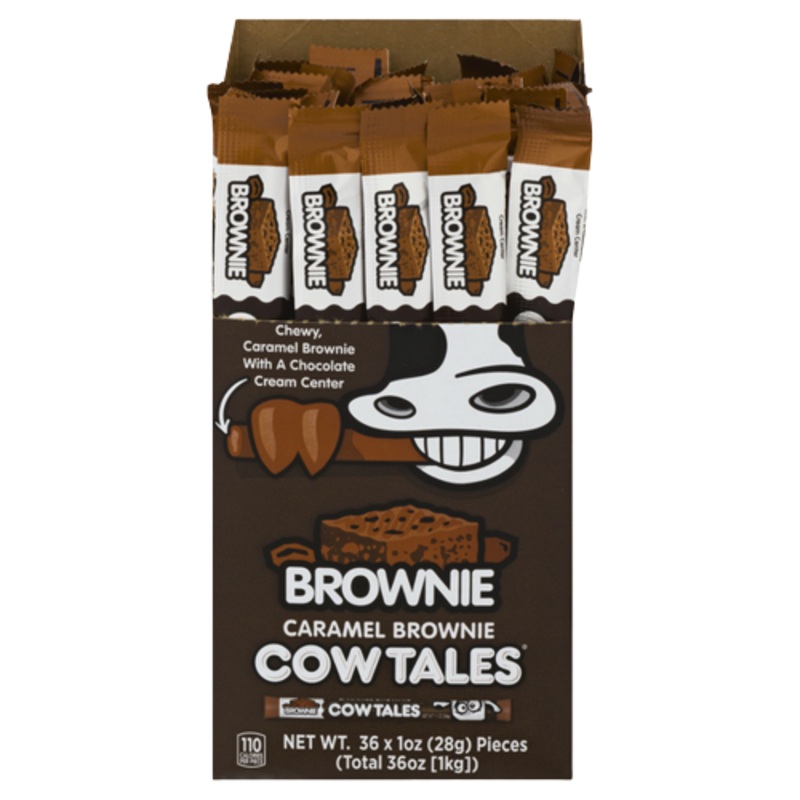 Caramel Brownie Cow Tales Chewy Caramel Stick 1 oz.