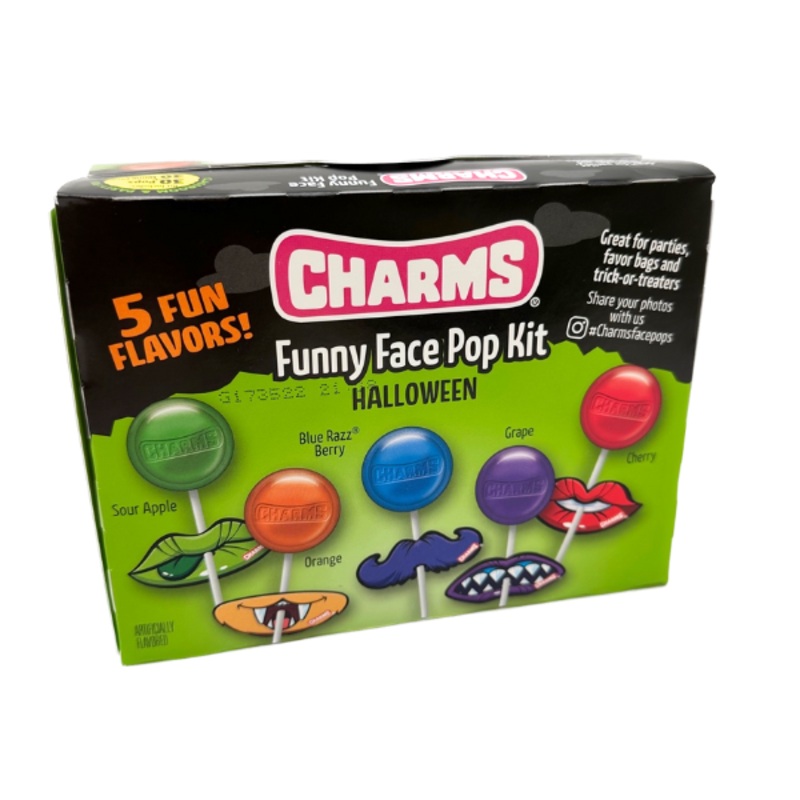 Charms Funny Face Halloween Lollipop Kit – 30ct