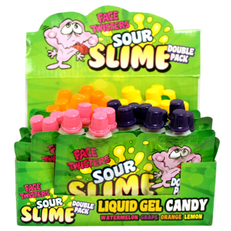 Face Twister Sour Slime Double Pack Series 2 Assorted 1.4 oz.