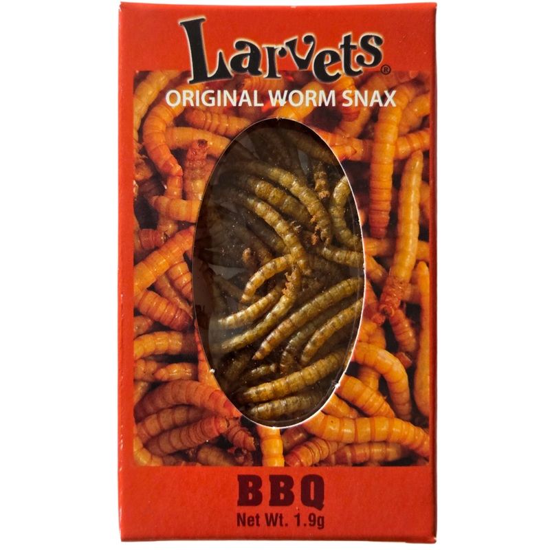 Hotlix Larvets Worm Snax BBQ Flavor
