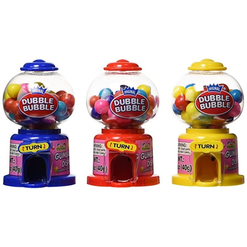 Kidsmania Dubble Bubble Gumball Dispenser – 12/box