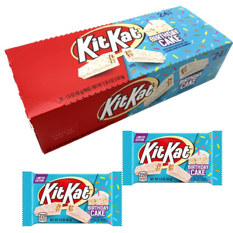 Kit Kat Birthday Cake 24 Count