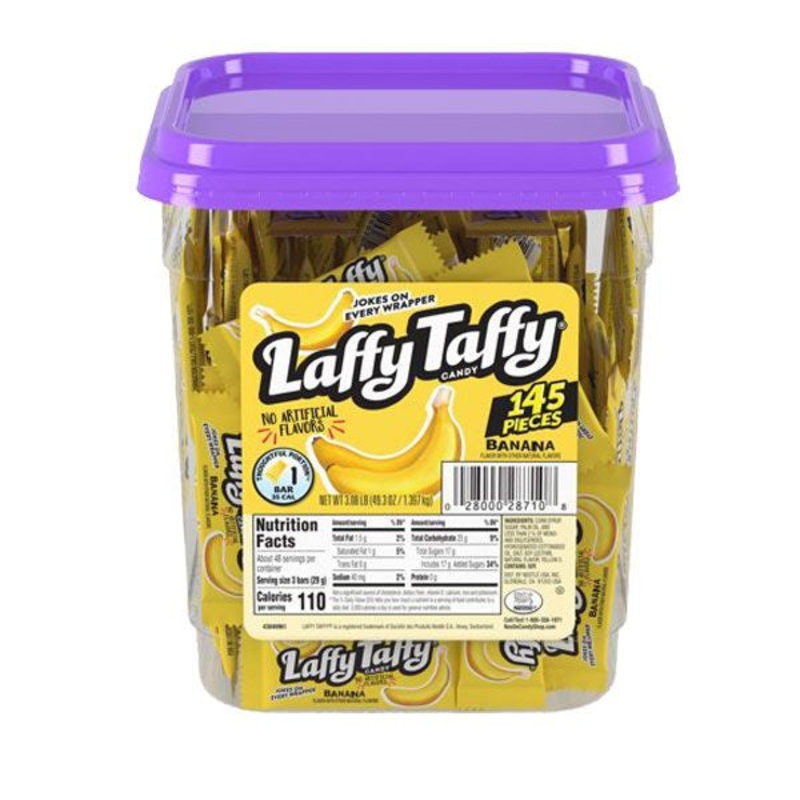 Laffy Taffy Chews 145ct – Banana