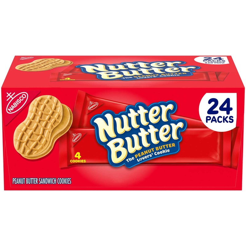 Nutter Butter Peanut Butter Sandwich Cookies, 24 pk.