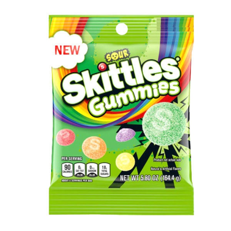 Skittles Gummies Sour 5.8oz