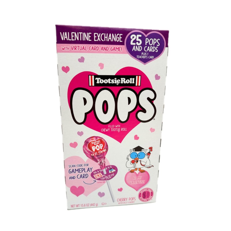 Tootsie Pop Valentine’s Exchange 25 Count
