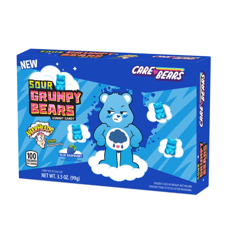 Warheads Sour Grumpy Bears Care Bears – 3.5oz