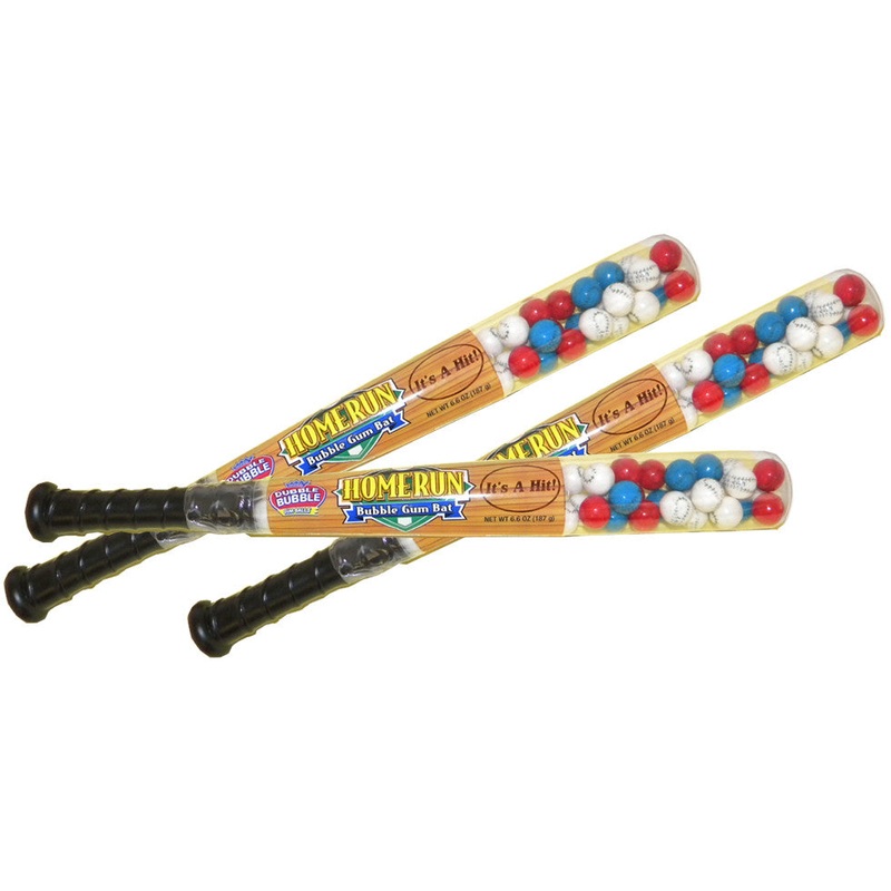 Baseball Bat  Filled With Baseball Bubble Gum – Dubble Bubble