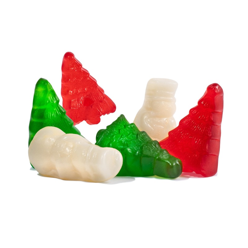 CHRISTMAS GUMMI SNOWMEN & TREES