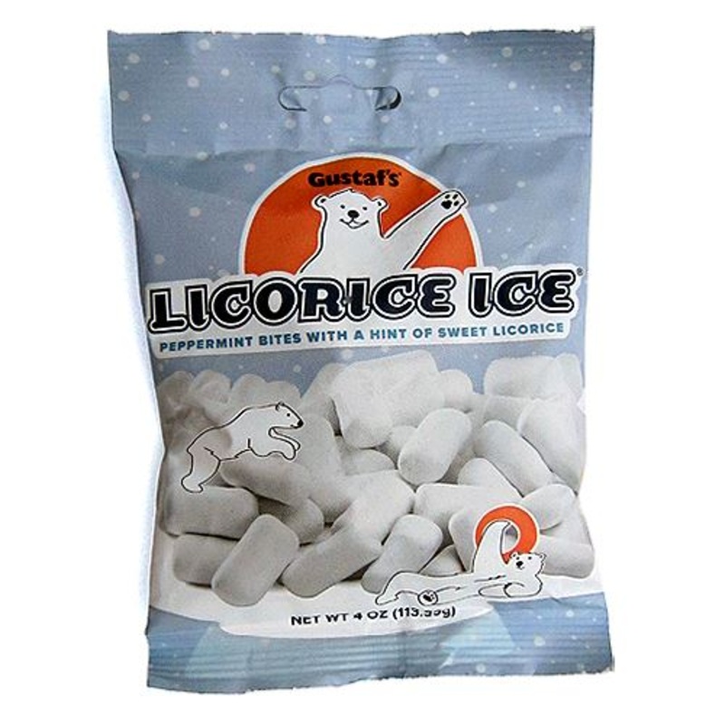 Gustaf’s Licorice Ice Peppermint Bites – 4-oz. Bag