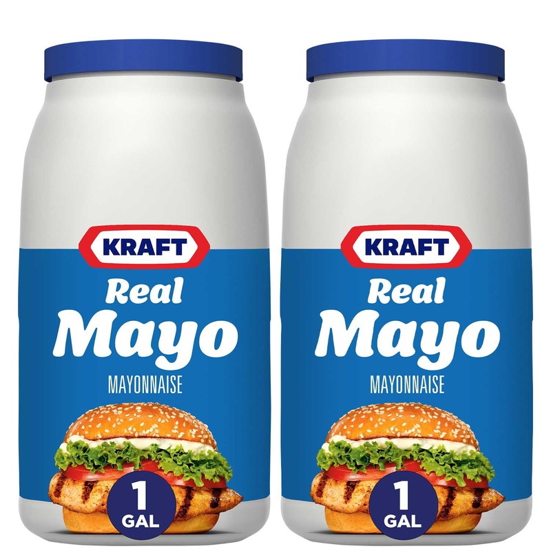 Kraft Real Mayo Creamy & Smooth Mayonnaise, 1 gal, 2 ct.