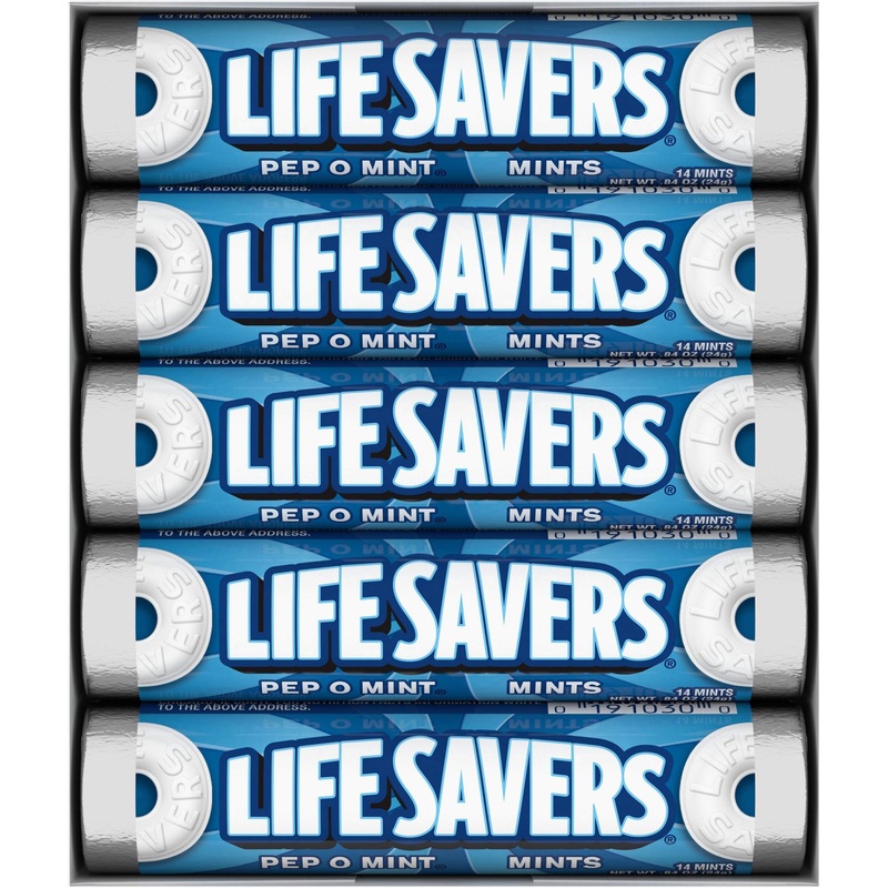 Life Savers Mints Pep O Mint  – 0.84-oz. Roll