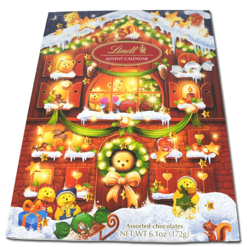 Lindor Christmas Bear Candy Advent Calendar