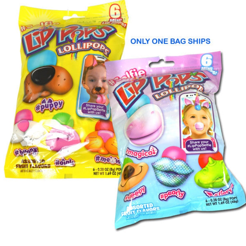 Lip Pop Selfies 6 Count Bag
