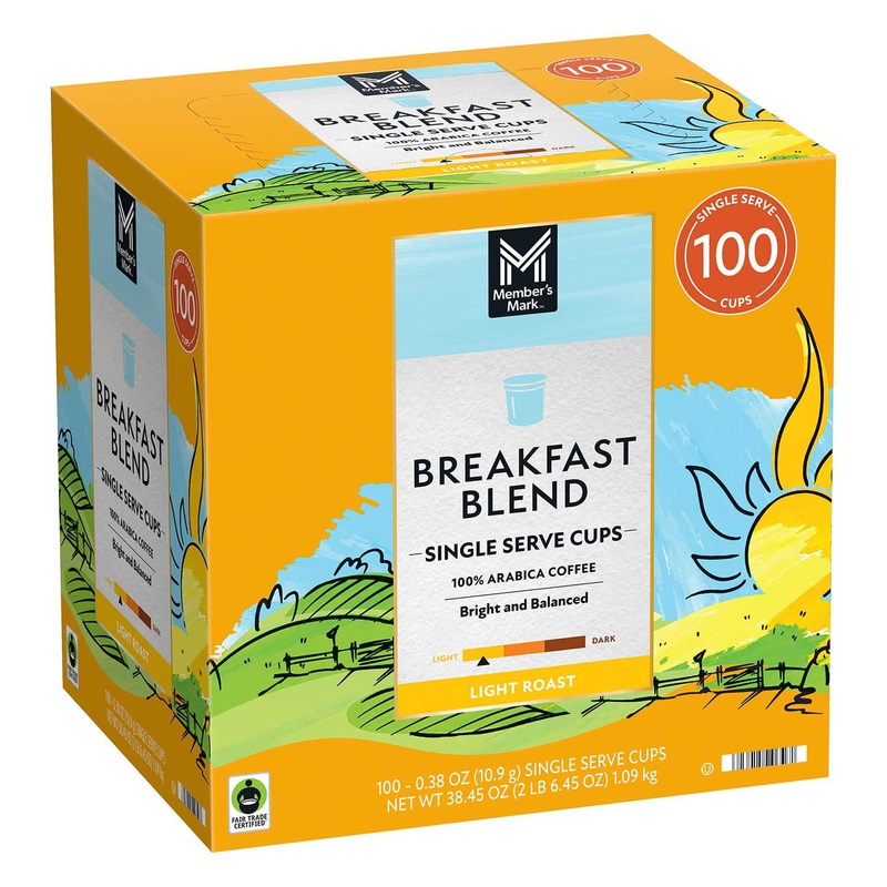 Member’s Mark Breakfast Blend Coffee Pods, 100 ct.