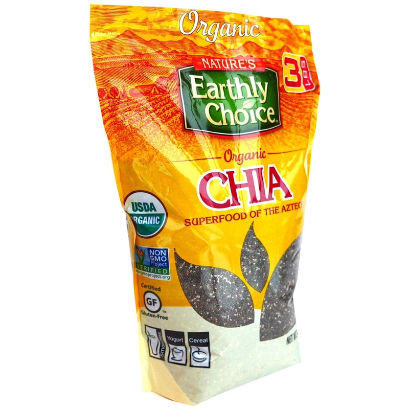 Nature’s Earthly Choice Organic Chia Seeds, 48 oz.