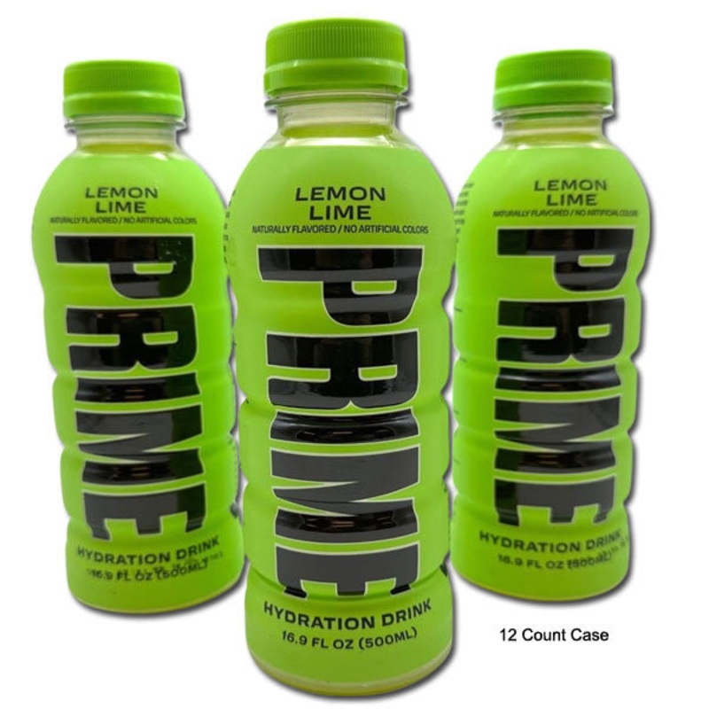 Prime Hydration Drink Lemon Lime – 16.9oz / 12ct