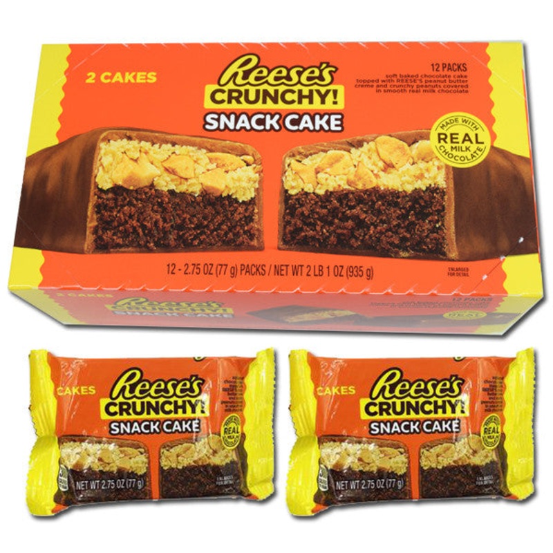 Reese’s “Crunchy” Snack Cakes 12 Count