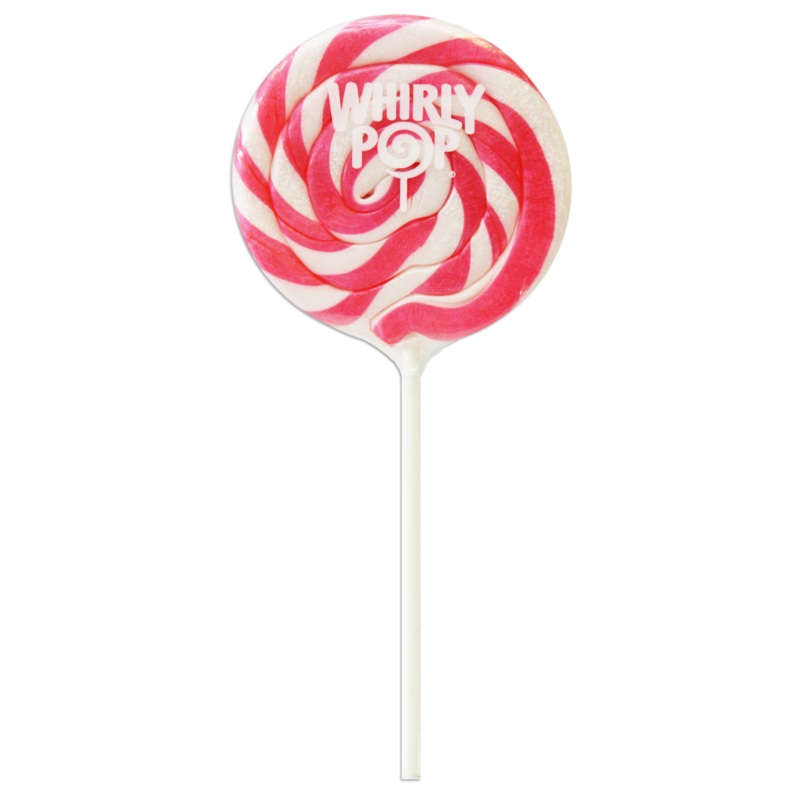 WHIRLY POP HOT PINK AND WHITE
