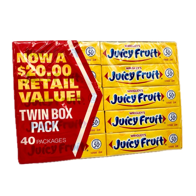 Wrigley’s Juicy Fruit Gum – 5pc / 40ct