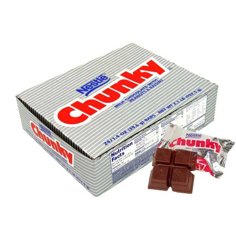 CHUNKY CANDY BAR 24CT