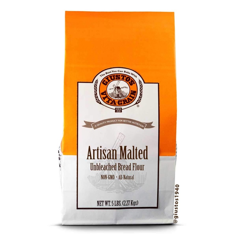 Giusto’S Vita-Grain All-Natural Artisan Malted Unbleached Bread Flour, 5Lb Bag