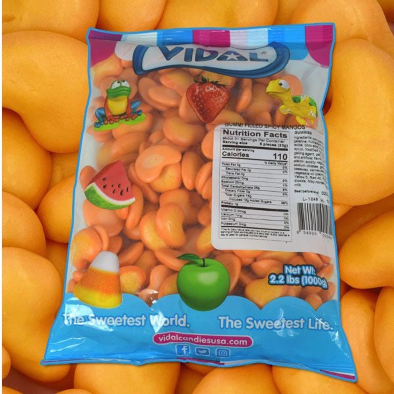 Gummi Spicy Mangos 2.2lb Bag