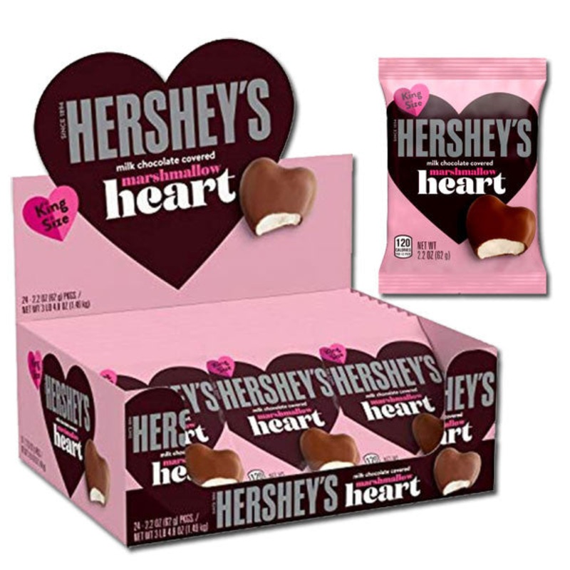 Hershey’s Valentine’s Day Marshmallow Hearts 24 Count